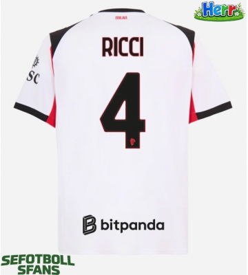 AC Milan Samuele Ricci #4 Bortatröja 2025-26 Kortärmad